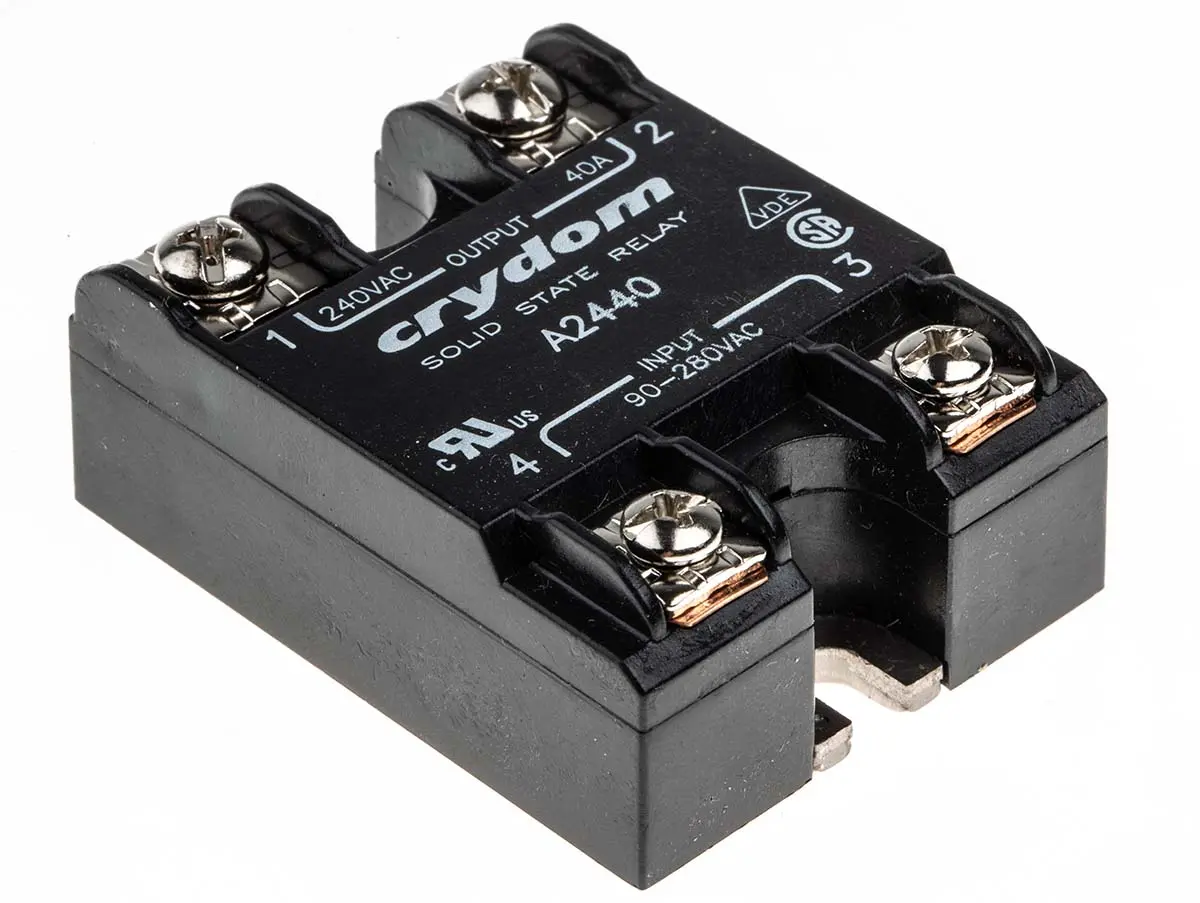 Produktfoto 1 von Sensata Crydom Series 1 SMD Halbleiterrelais mit Nulldurchgang 280 Vrms / 40 A Effektivwert