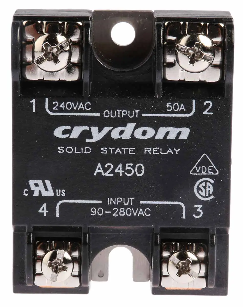 Produktfoto 1 von Sensata Crydom 1 SMD Halbleiterrelais mit Nulldurchgang 280 Vrms / 50 A eff