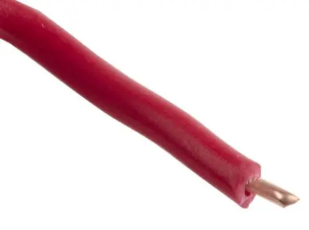 RS PRO RIGID BU Schaltdraht, 17 AWG 100 m Rot Ø 3.2 mm 1 Litzen Polyvinylchlorid