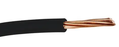 Produktfoto 1 von RS PRO Einzeladerleitung 2.5mm², 13 AWG 100m Schwarz PVC isoliert Ø 4.2mm 7/0,67 mm Litzen