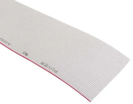 Produktfoto 1 von RS PRO Flachbandkabel Flach AWG, Raster 1.27 mm 40 30 m