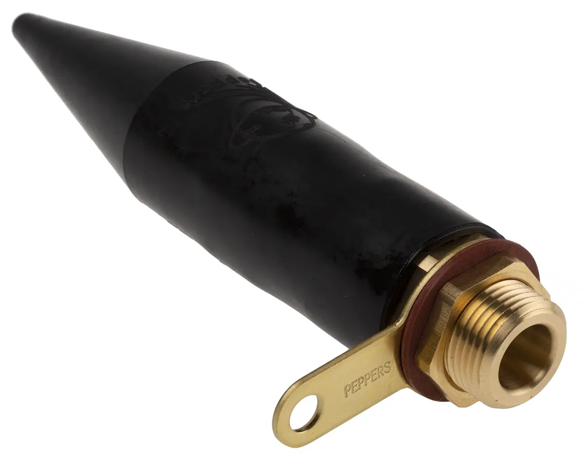 Produktfoto 1 von Peppers Kabelverschraubung, M20 Messing Schwarz 11.5 mm/ 16 mm, IP66