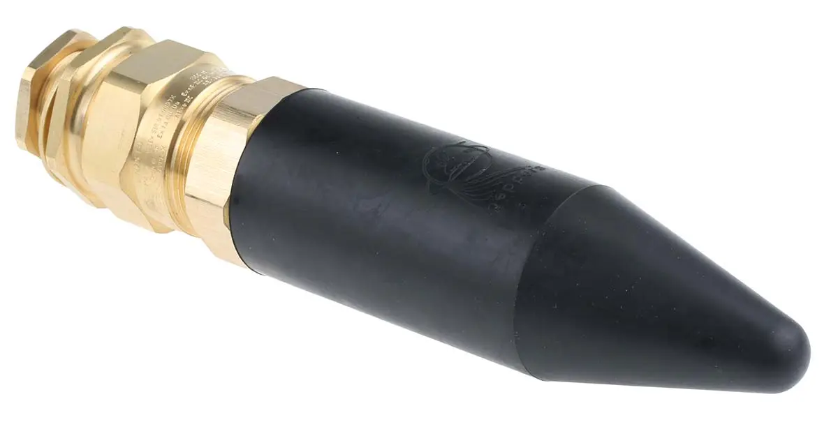 Peppers Kabelverschraubung, M25 Messing Schwarz 20.3 mm/ 27.4 mm, IP66