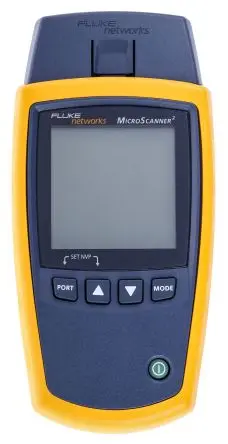Produktfoto 1 von Fluke Networks MICROSCANNER 2 Netzwerktester Tonsignal, Kabelprüfgerät, RJ11, RJ45, Koaxial