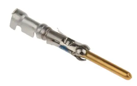 Produktfoto 1 von TE Connectivity 66099 Crimpbefestigung Rundsteckverbinderkontakt Leistung Stecker Größe 16, 16AWG, 18 AWG