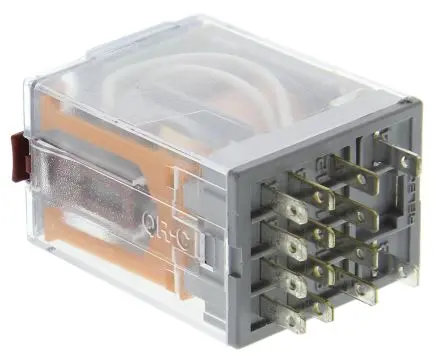 Produktfoto 1 von Releco C9 Leistungsrelais 24V ac Spule 4-poliger Schließer DIN-Hutschiene 5A 174 Ω 2.5 kW