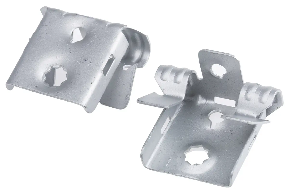 RS PRO Stahl Kantenklemme, Halteclip 8 mm