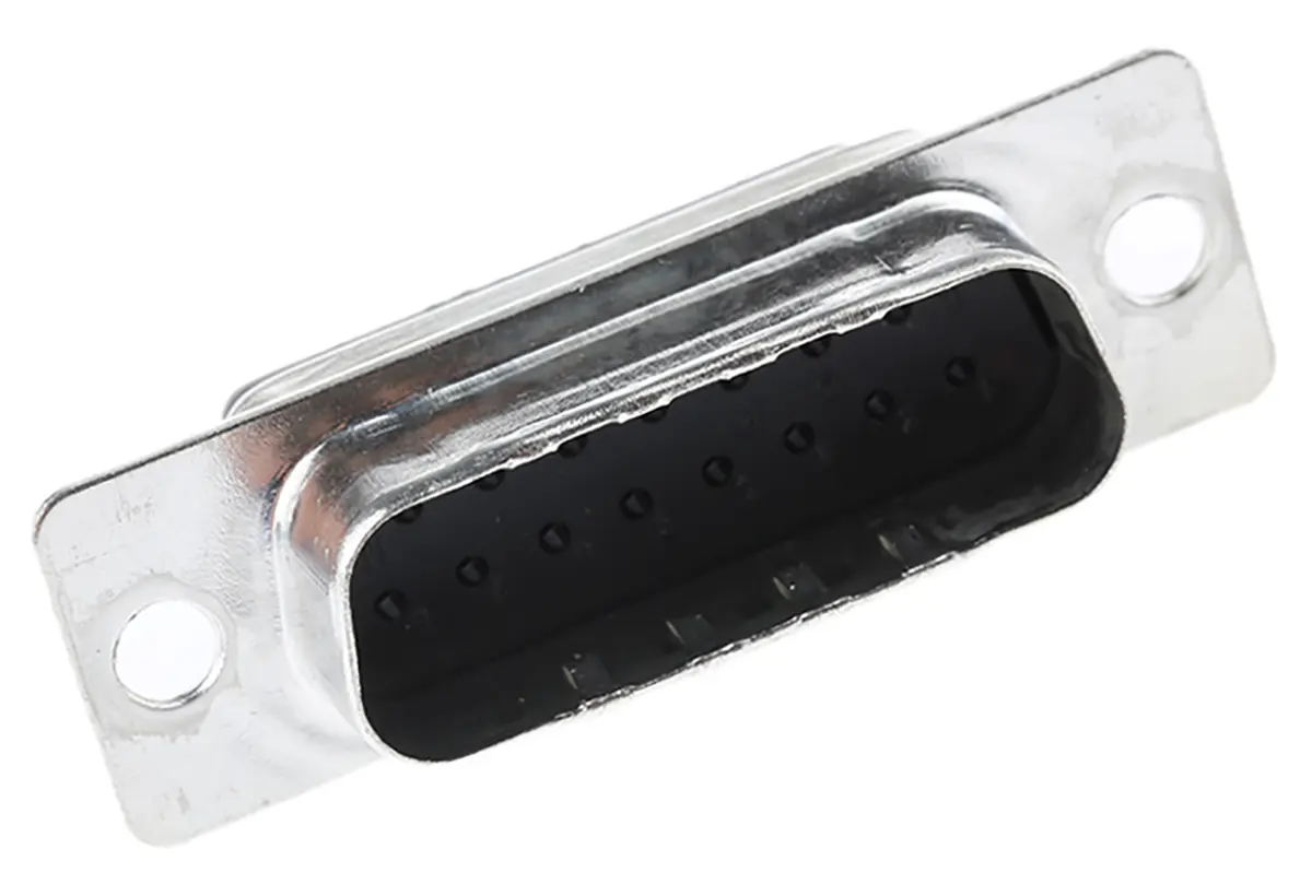 Produktfoto 1 von ITT Cannon DIKD 1.5-PV BU D-Sub-Steckverbinder A Gerade, 15-polig, Kabel Stecker