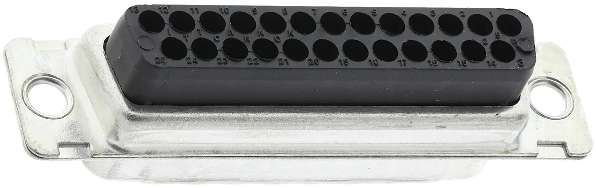 Produktfoto 1 von ITT Cannon D-ST 4 BU D-Sub-Steckverbinder B Gerade, 25-polig, Kabel Stecker, mit Einpressmutter