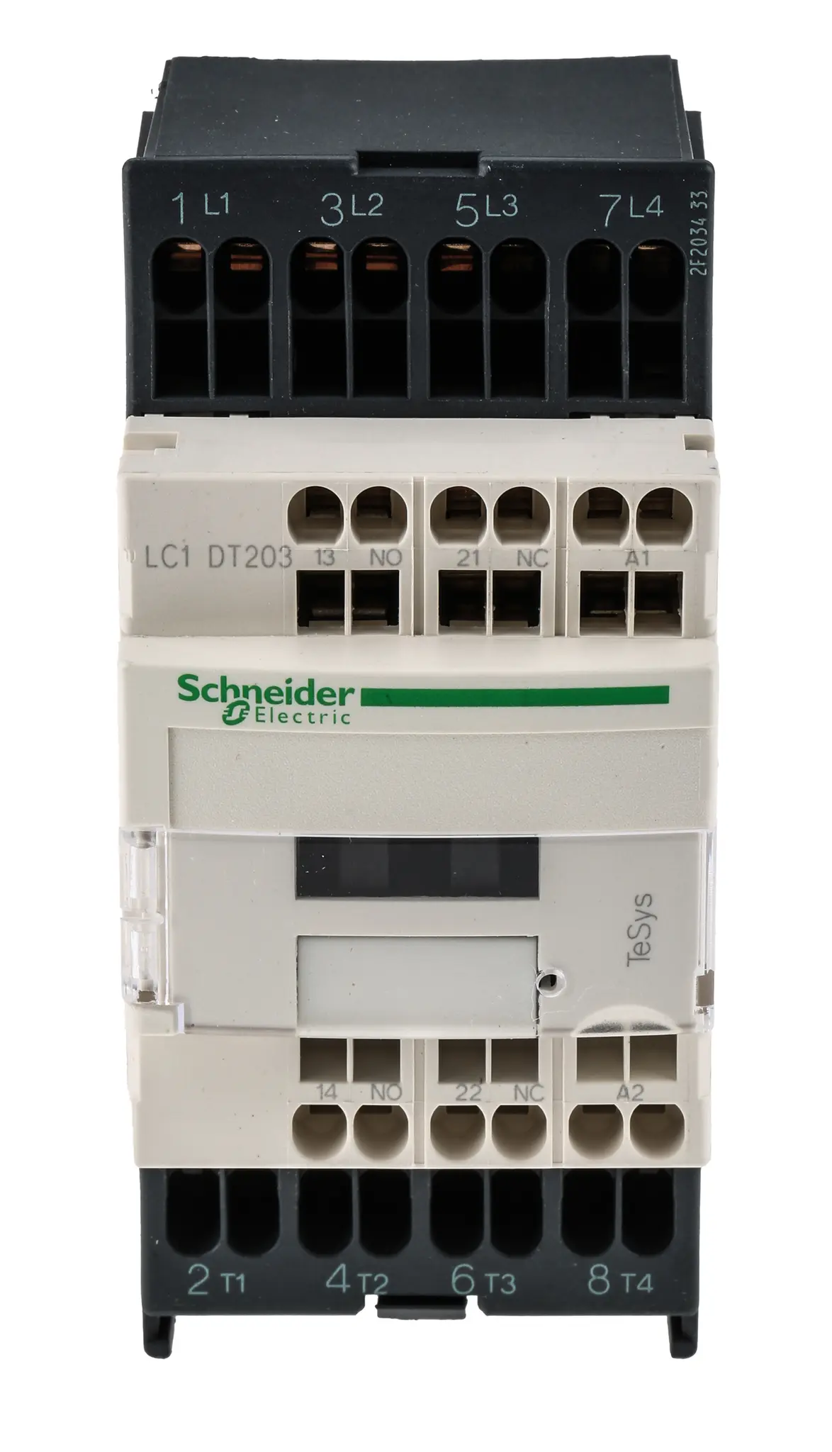 Produktfoto 1 von Schneider Electric LC1D Schütz 24 V ac-Spule, 4-polig, 690V ac / 20 A 24 V ac 1.56 W 4 Schließer Motorsteuerung
