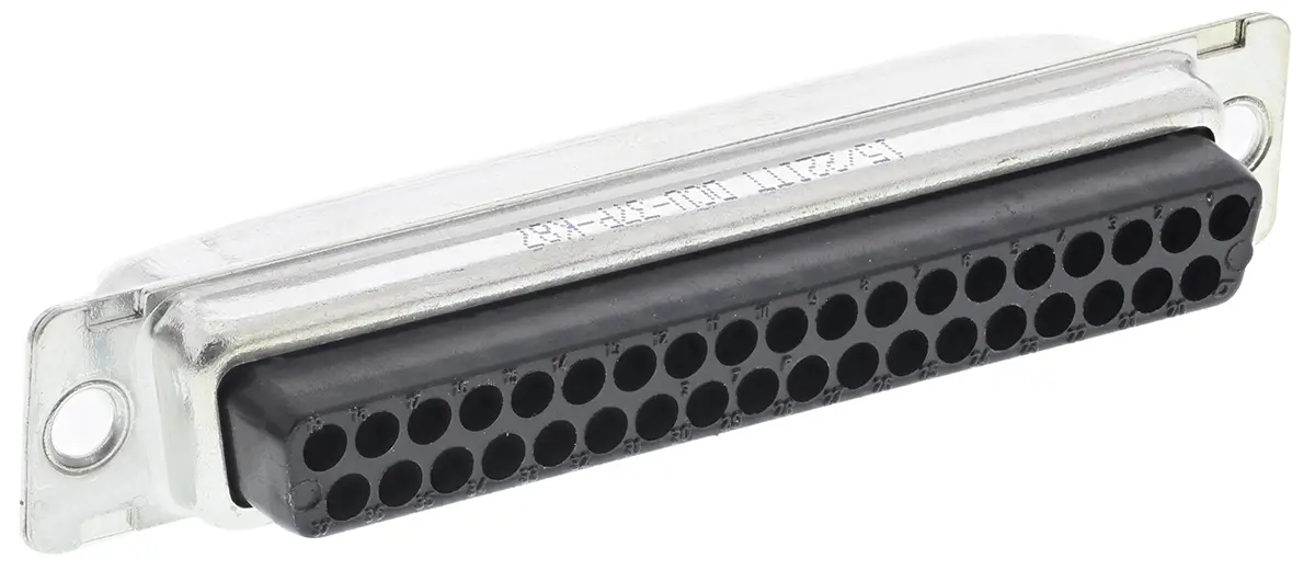 ITT Cannon DIKD 1.5-PV BU D-Sub-Steckverbinder C Gerade, 37-polig, Kabel Stecker, mit Einpressmutter