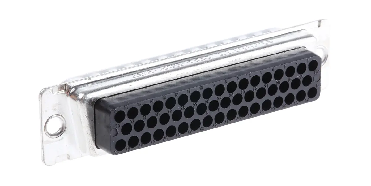 Produktfoto 1 von ITT Cannon DIKD 1.5-PV BU D-Sub-Steckverbinder D Gerade, 50-polig, Kabel Stecker, mit Einpressmutter