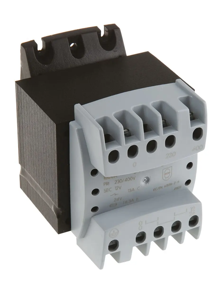 Produktfoto 1 von Legrand 160 VA DIN-Schienen-Trafo, Primär 230 to 400 V / Sekundär 12 to 24 V ac DIN-Hutschiene, 98 mm x 84mm x 104 mm