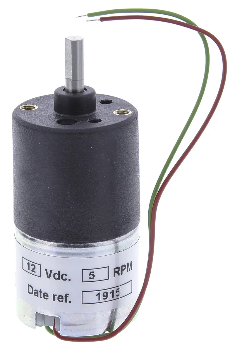 Produktfoto 1 von McLennan Servo Supplies 1271 M. Getriebe DC-Getriebemotor bis 20 Ncm 392:1, 12 V, 5 rpm, Wellen-Ø 4 mm, 27 mm x 46 mm x