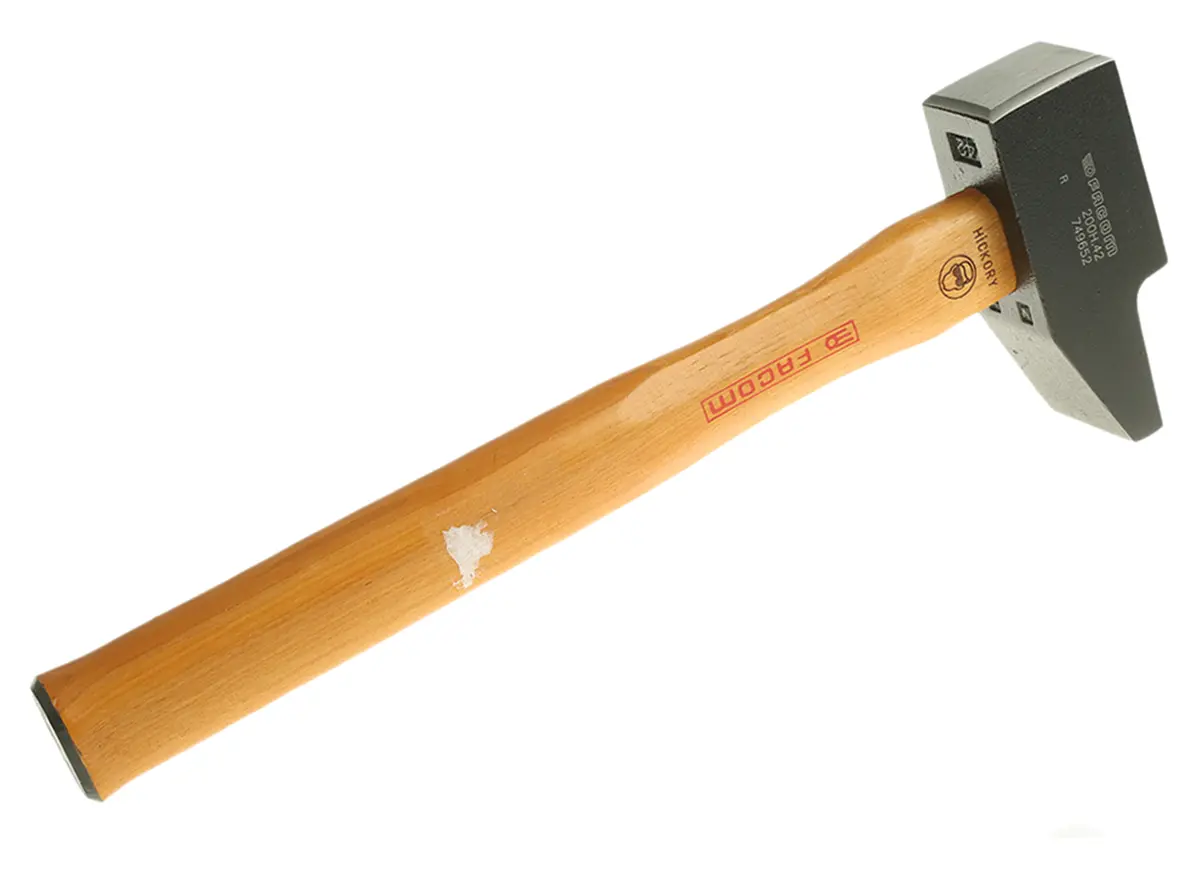Produktfoto 1 von Facom Hammer, Ingenieurshammer aus Stahl 1.1 kg Hickory-Holz-Stiel 330 mm