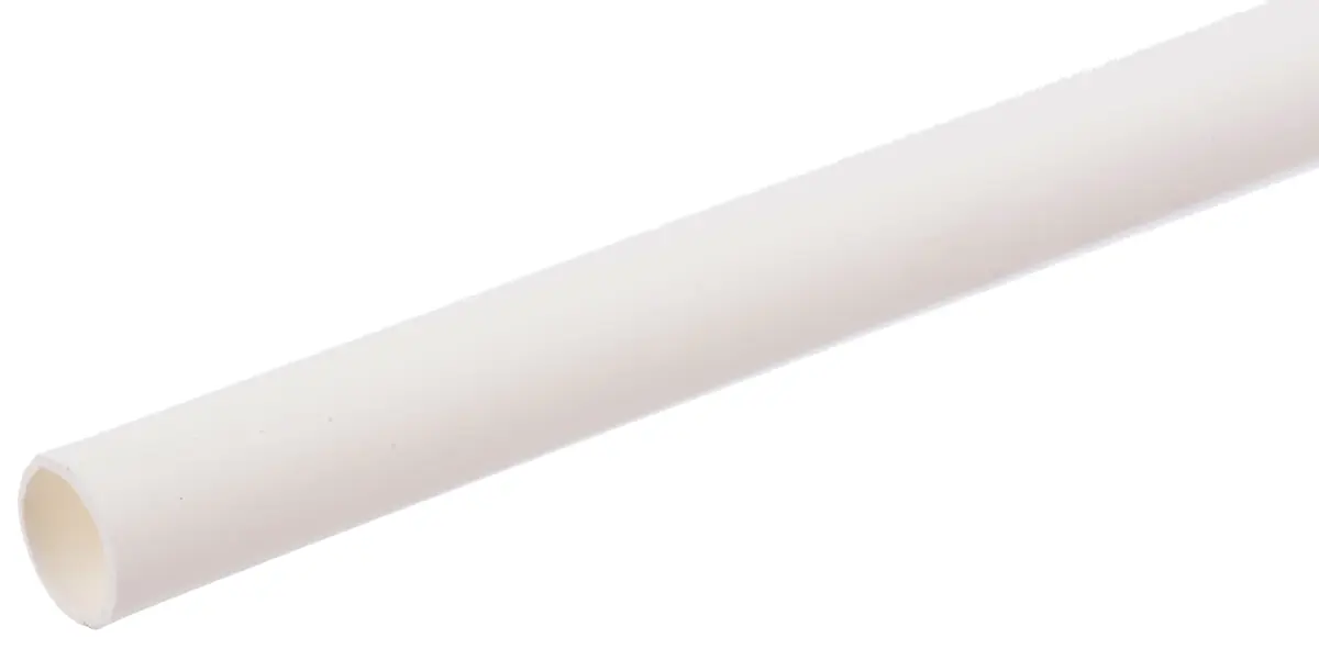 RS PRO Wärmeschrumpfschlauch, Polyolefin Weiß, Ø 2.4 mm Schrumpfrate 2:1, Länge 1.2m