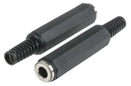 Produktfoto 1 von RS PRO Klinkenstecker 6.35 mm Gerade Kabel Buchse 3 Stereo