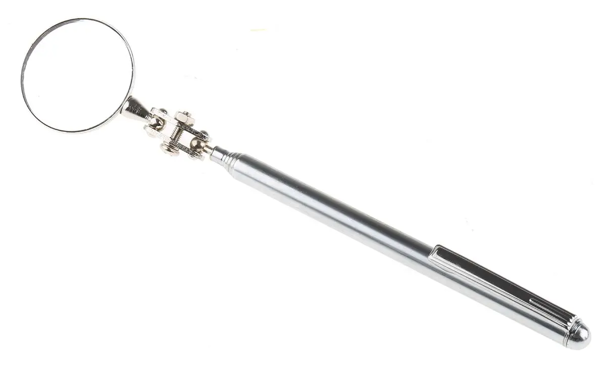 Produktfoto 1 von RS PRO Inspektionsspiegel, Ø 32 mm Flexibel Verstellbar Beleuchtet Ausziehbar Isoliert