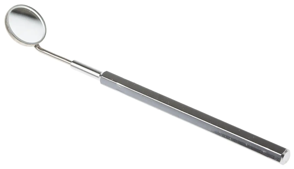 Produktfoto 1 von RS PRO Inspektionsspiegel, Ø 20 mm Flexibel Verstellbar Beleuchtet Ausziehbar Isoliert