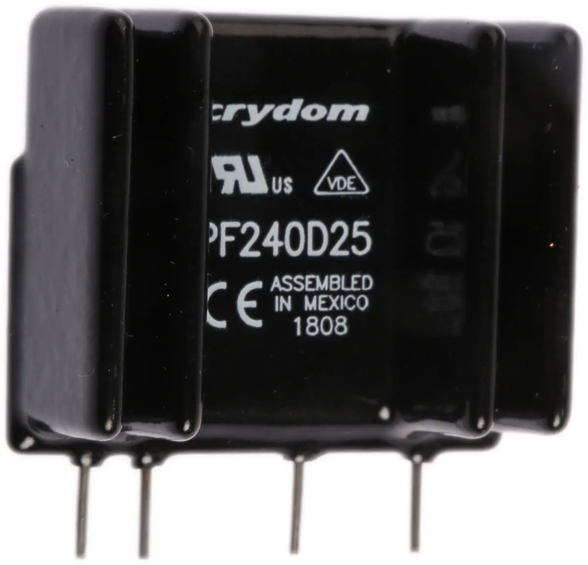 Produktfoto 1 von Sensata Crydom PF THT Halbleiterrelais mit Nulldurchgang 280 Vrms / 25 A eff