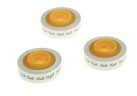 Produktfoto 1 von 3M SDR-3 Kabelmarkierung, Beschriftung: 3, 2.43 mm x 5.46mm