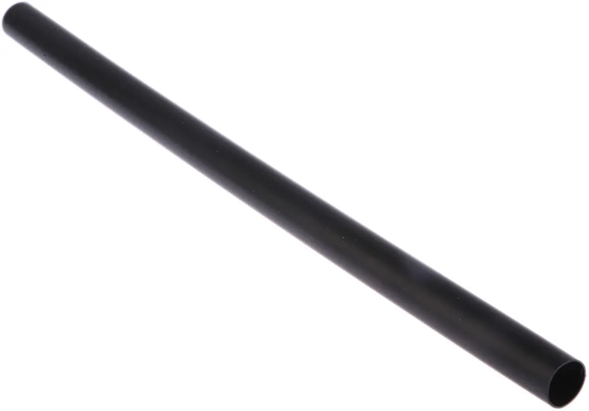 Produktfoto 1 von TE Connectivity SCL Wärmeschrumpfschlauch, Polyolefin Schwarz, Ø 12.7 mm Schrumpfrate 3:1, Länge 300mm