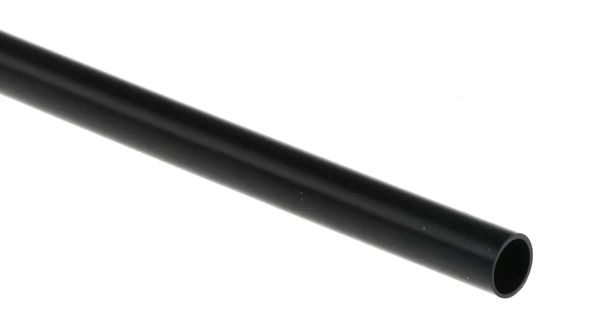 Produktfoto 1 von TE Connectivity SCL Wärmeschrumpfschlauch, Polyolefin Schwarz, Ø 4.8 mm Schrumpfrate 3:1, Länge 300mm