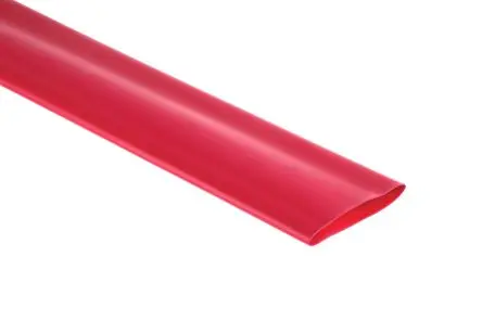 RS PRO Wärmeschrumpfschlauch, Polyolefin Rot, Ø 38.1 mm Schrumpfrate 2:1, Länge 1.2m