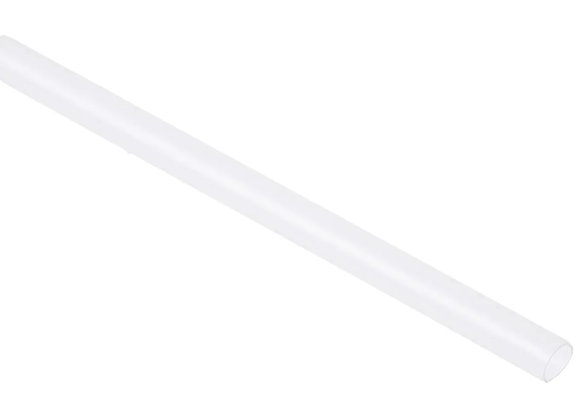 Produktfoto 1 von RS PRO Wärmeschrumpfschlauch, Fluorpolymer Klar, Ø 3.2 mm Schrumpfrate 2:1, Länge 1.2m