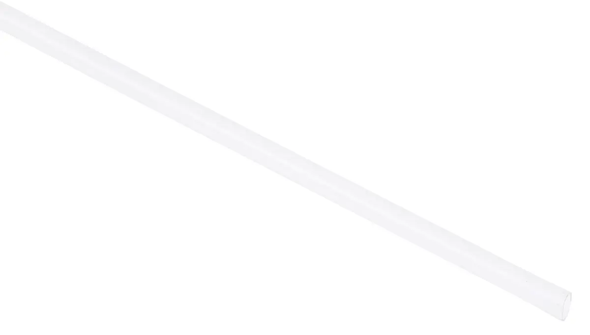 Produktfoto 1 von RS PRO Wärmeschrumpfschlauch, Fluorpolymer Klar, Ø 1.6 mm Schrumpfrate 2:1, Länge 1.2m