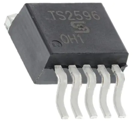 Produktfoto 1 von Taiwan Semiconductor Buck Schaltregler 1 3 A TO-263 37V, 6-Pin, Einstellbar 173 kHz