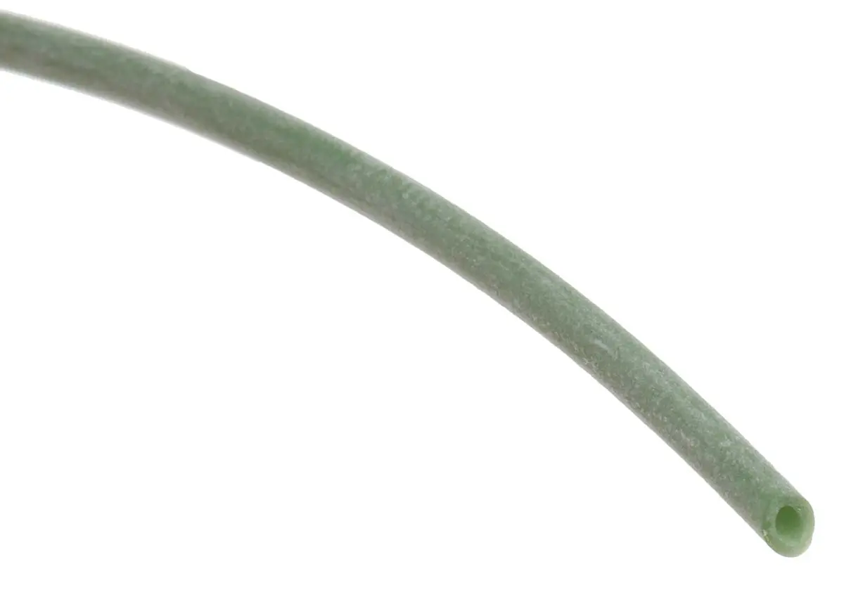 Produktfoto 1 von RS PRO Kabelschlauch Grün Silikongummi, Länge 15m