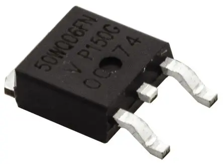 Produktfoto 1 von Vishay Oberfläche Diode Schottky-Diode Einfach, 60 V / 5.5 A, 3-Pin TO-252
