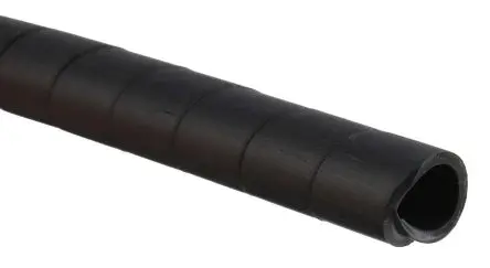 Produktfoto 1 von HellermannTyton SBPEFR Spiral-Kabelumwicklung / 10 mm Polyethylen Schwarz, für Kabel-Ø 9 mm bis 100 mm, Länge 30 m