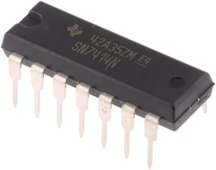 Produktfoto 1 von Texas Instruments Frequenzumrichter, Frequenzumrichter Schmitt-Trigger-Eingang Schmitt-Trigger 6 14-Pin 22 ns, PDIP