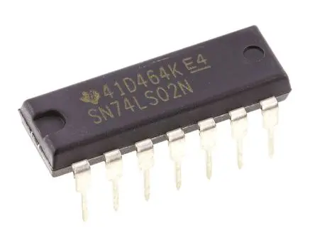 Produktfoto 1 von Texas Instruments Logikgatter, 4-Elem., NOR, LS, 8 mA, 14-Pin, PDIP, 2