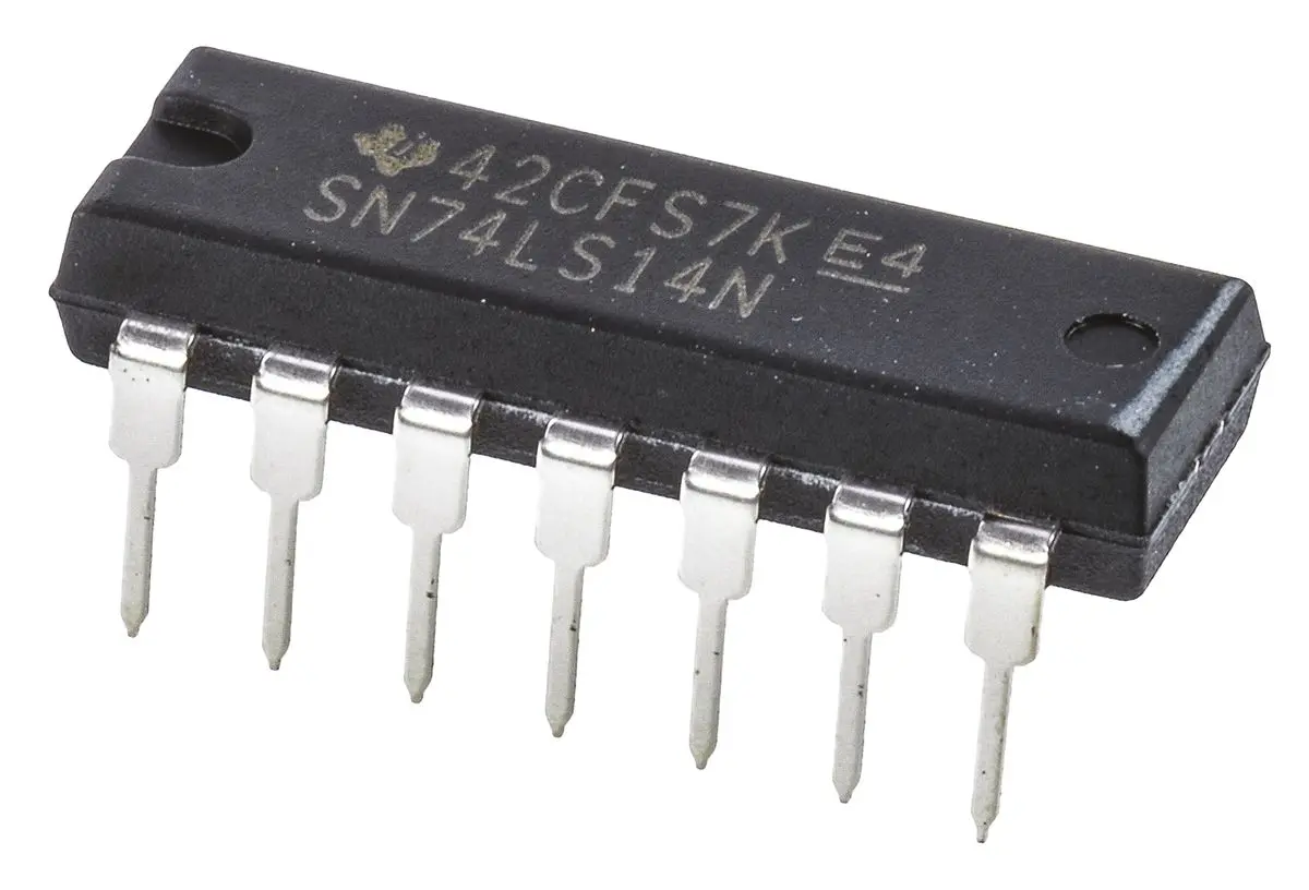 Produktfoto 1 von Texas Instruments Frequenzumrichter, Frequenzumrichter Schmitt-Trigger-Eingang Schmitt-Trigger 6 14-Pin 22 ns, PDIP