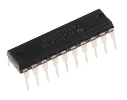 Produktfoto 1 von Texas Instruments Buffer & Line-Driver Buffer & Line-Driver LS 8-Bit Tri-State Invertierer 20-Pin PDIP