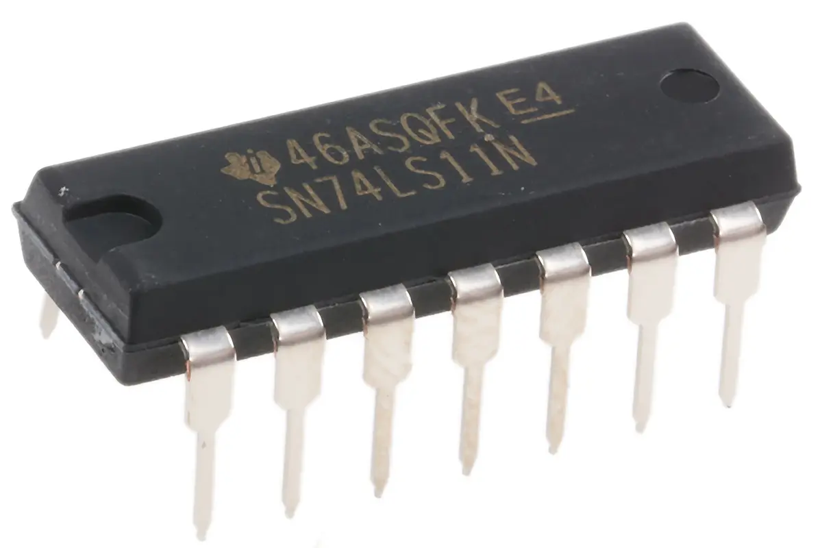 Produktfoto 1 von Texas Instruments Logikgatter, 3-Elem., UND, LS, 8 mA, 14-Pin, PDIP, 3