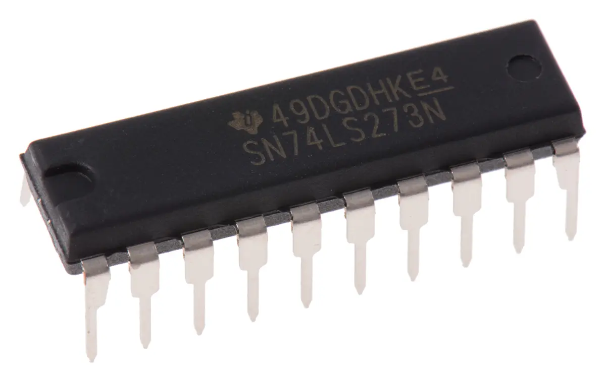 Produktfoto 1 von Texas Instruments IC Flip-Flop 8, LS, Einzelne Schiene, Einseitig, PDIP, 20-Pin