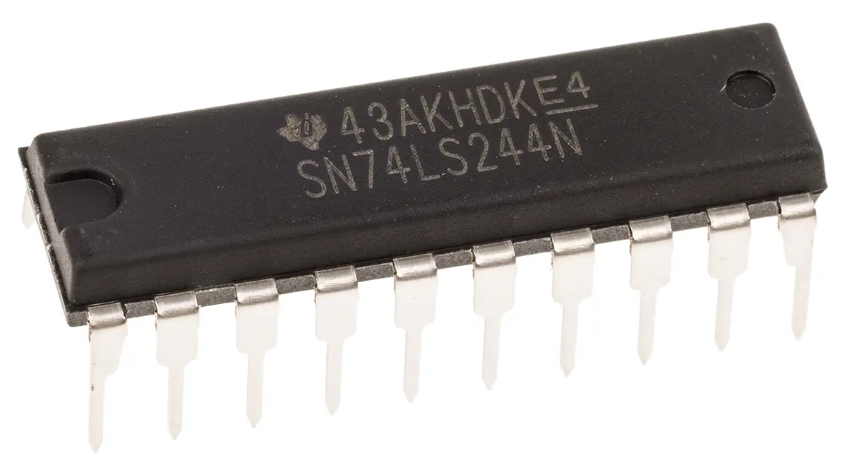 Produktfoto 1 von Texas Instruments Buffer & Line-Driver Buffer & Line-Driver LS 8-Bit Tri-State Nicht invertierend 20-Pin PDIP