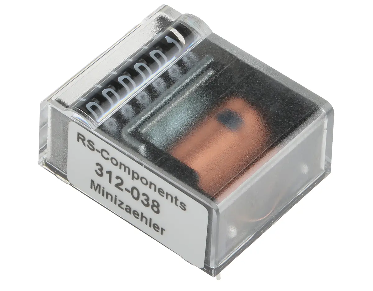 Produktfoto 1 von Hengstler 635 Aufwärts Zähler Keine Rückstellung 6-stellig Impulse max. 10Hz 24 Vdc