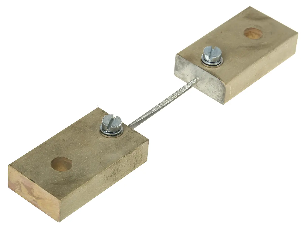 Produktfoto 1 von HOBUT Nebenwiderstand, 10 A, ±1 % mit  Messingende 60 mV, -20 °C Kalibriert / 40 °C max.