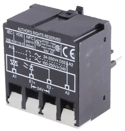 Produktfoto 1 von Schneider Electric LA4D Schnittstellenmodul für Schütze Schnittstellenmodul für Serie LC1