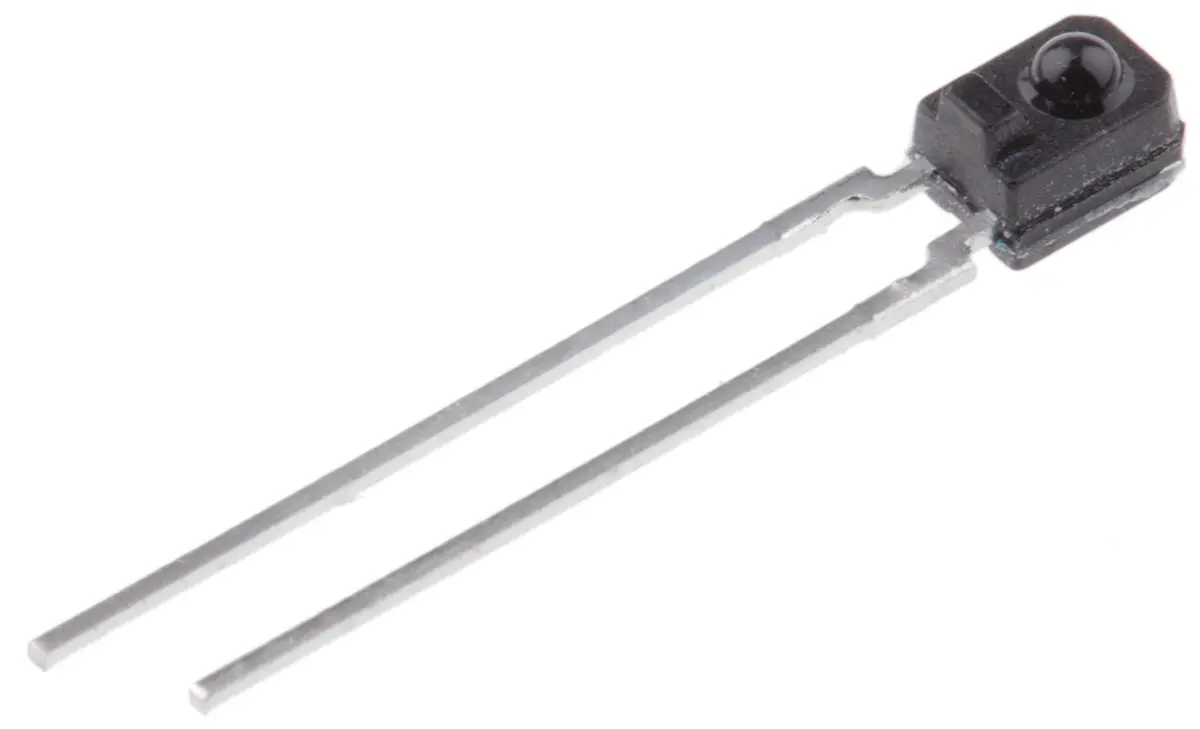 Sharp Durchsteckmontage 26 ° Fototransistor Sichtbares Licht 3 μs / 3000 μA, 2-Pin Side-View