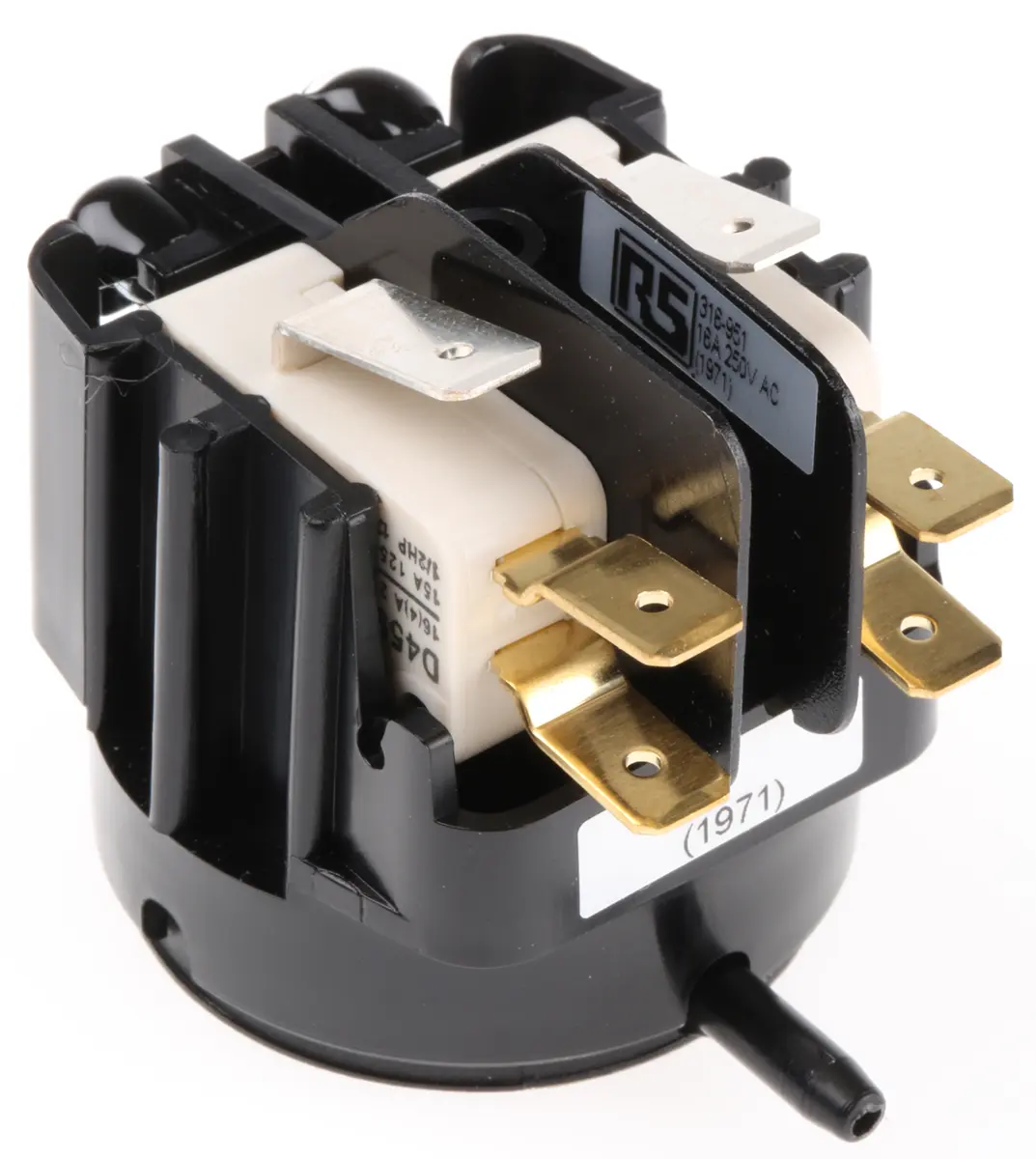 Produktfoto 1 von RS PRO 686 Druckluftschalter Oberfläche Tastend