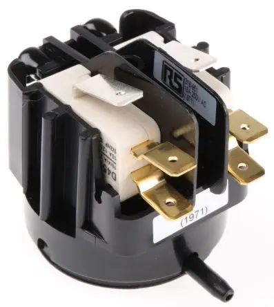 Produktfoto 1 von RS PRO 686 Druckluftschalter Oberfläche Tastend