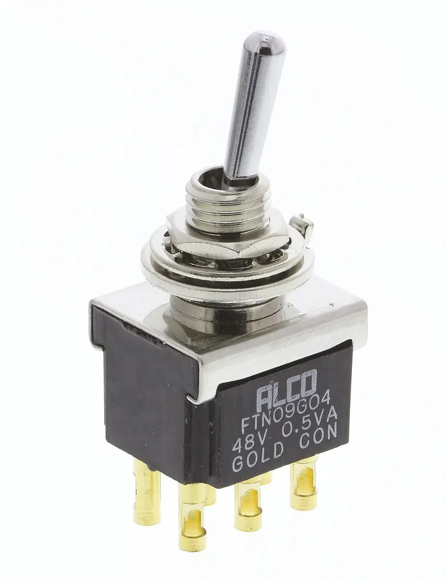 Produktfoto 1 von TE Connectivity Panel Kippschalter 2-poliger Wechsler, Ein-Ein, 12 V dc, 250 V ac, 14mA, IP67, IP68, Lot