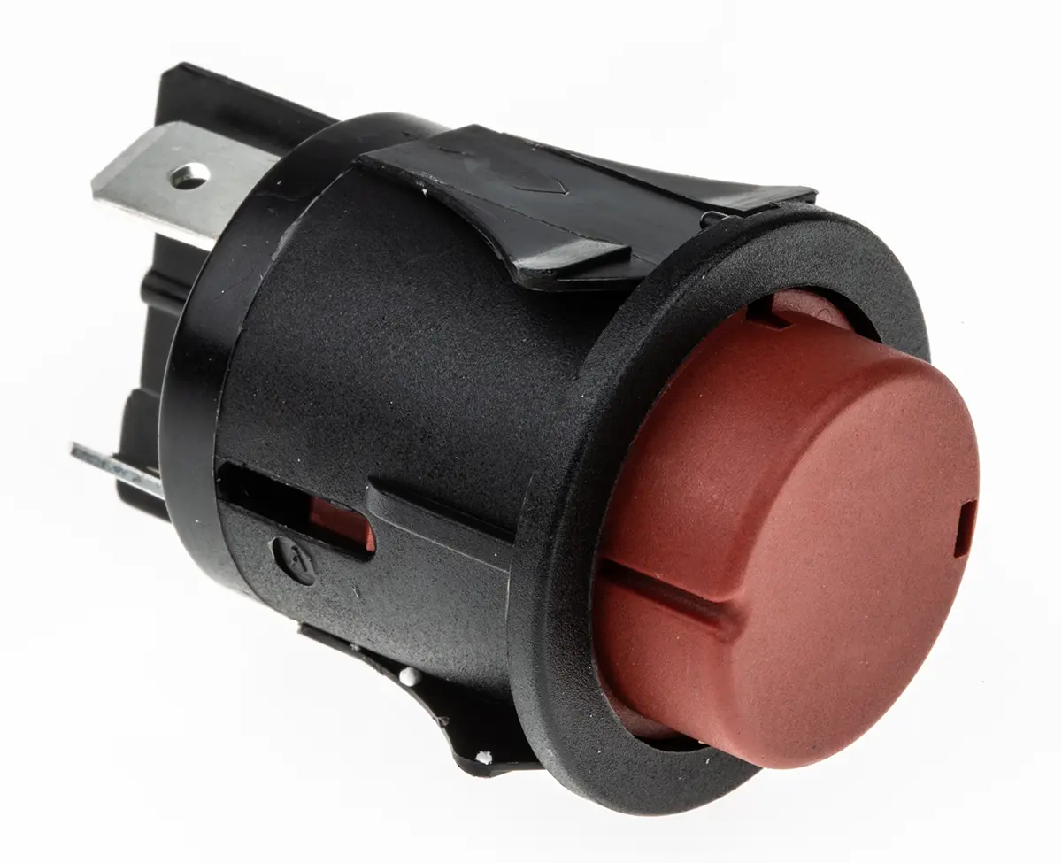 Produktfoto 1 von Molveno SP Druckschalter Grün Rastend Panel Ø 25 mm, DPST / 16 A 250 V ac, IP40