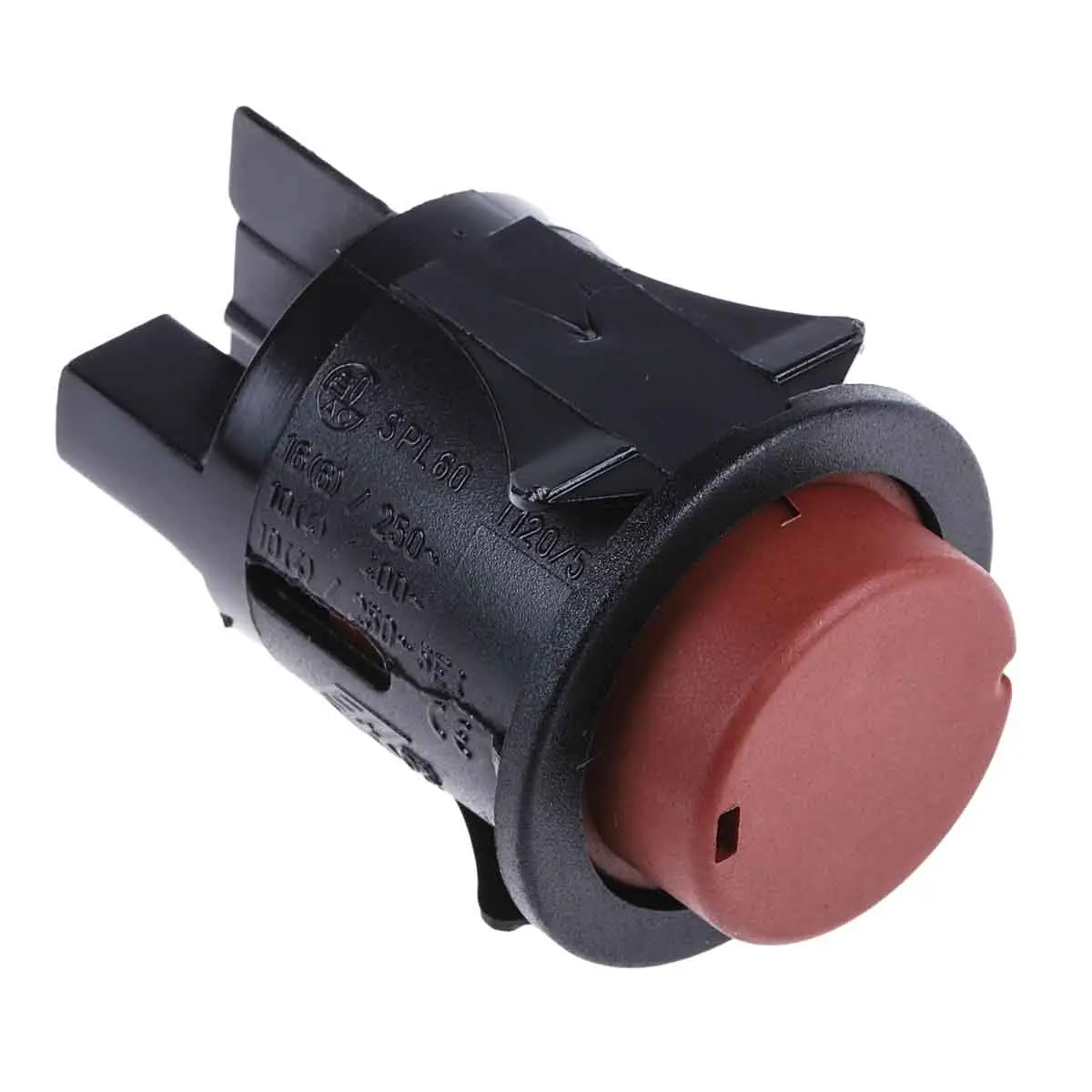 Produktfoto 1 von Molveno SP Druckschalter Rot Tastend Panel Ø 25 mm, SPST / 16 A 250 V ac, IP40